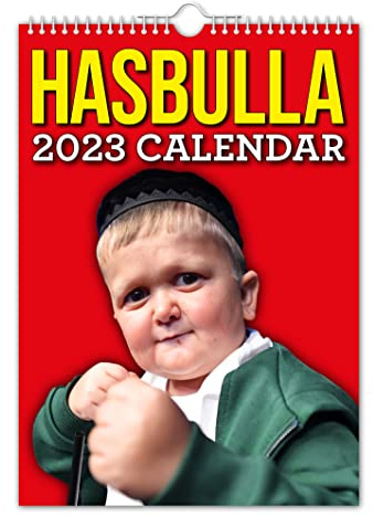 Hasbulla – Wandkalender 2023 // Witzig/Weihnachten/Geburtstag/Geschenkidee/Geschenk/Neuheit/Humor/Wichteln/Jahresplaner/Bürogeschenk