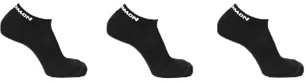 Salomon Flow Low 3 Pack Unisex Socks,Trail Running Hiking stays in Place, Protective Comfort, and Cushioning