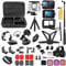 Pikioraz 52 en 1 Kit de Accesorios para Cámara de Acción, Kit de Accesorio Compatible con GoPro, Actioncams Accesorios para Hero 12 11 10 9
