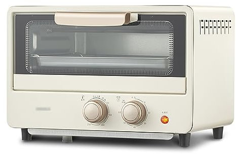 Horno Eléctrico Multifunción 12L,Horno de Pizza,Temporizador 60 Minutos,Calentamiento Superior/Inferior,Para 1-3 Personas,con Guantes de Silicona Especiales,750W