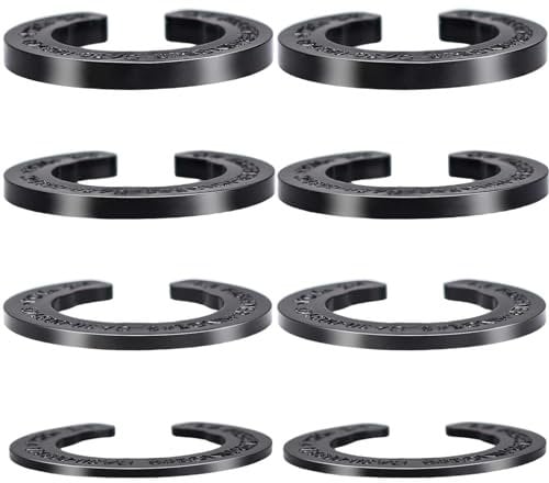 FOWSRHRG 8PCS Refrigerator Door Hinge Shims, Refrigerator Door Height Adjustment Kits (for Samsung 3282540, DA60-00314C, PS6448337, AP5668209 Fridge) Replaces Parts, Different Thicknesses Spacer