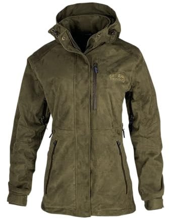 Full mundur Damen Outdoorjacke, Camo Jagdjacke, Wanderjacke, leichte Übergangsjacke, winddichte Jacke, wasserdichte Regenjacke, atmungsaktive Funktionsjacke mit abnehmbarer Kapuze