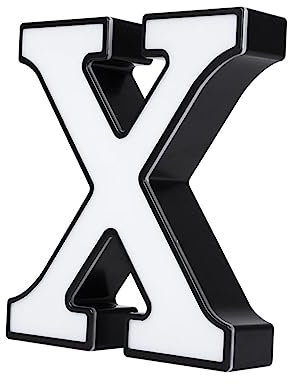 Gadpiparty Buchstaben leuchtet aa- batterien brief schreiben the white G-Klemmen für schwere Beanspruchung Nacht Alphabet x Lampe Alphabet X-förmige LED-Leuchten Modellieren das Schild Weiß