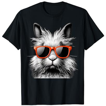 Cooles Osterhase trägt Sonnenbrille Grafikkunst T-Shirt