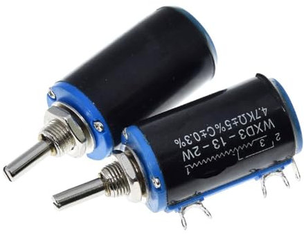 WXD3-13-2W 100 200 220 470 680 R Ohm 1K 2.2K 3.3K 4.7K 5.6K 6.8K 10K 22K 33K 47K 100K Ohm Wirewound Potentiometer EKFBQBGW(4.7K)