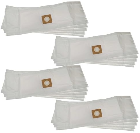 vhbw 20x Staubbeutel kompatibel mit Bosch AdvancedVac 20 Staubsauger | 31,1cm x 23cm Weiß