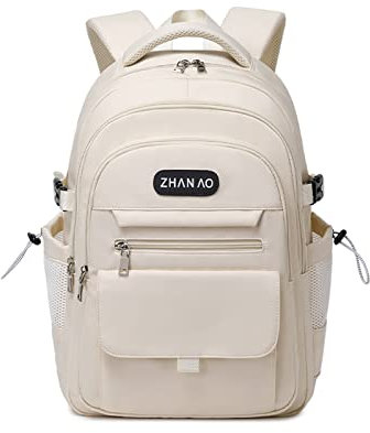 Freizeitrucksäcke for Mädchen, College-Schultasche, Jungen, Tagesrucksäcke for Teenager, Studenten, Tagesrucksäcke, Büchertasche, passend for 15,6-Zoll-Laptop, Reisen, Frühlingsausflüge, Camping, Eink