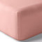 Drap Housse Percale Julian avec Bonnet 35 cm Toutes Dimensions Coton Pur (Rose Poudré, Drap Housse 160 x 200 + 35 cm)