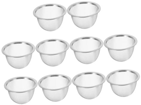 Alipis 10piezas Infusores De Té De Acero Inoxidable Filtro Para Tetera Colador Para Infusiones Y Bebidas Calientes