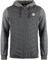 Roadsign Australia Herren Hybrid-Jacke mit gestrickten Ärmeln und Kapuze, Polarfleece in Wabenstruktur anthrazit | 2XL