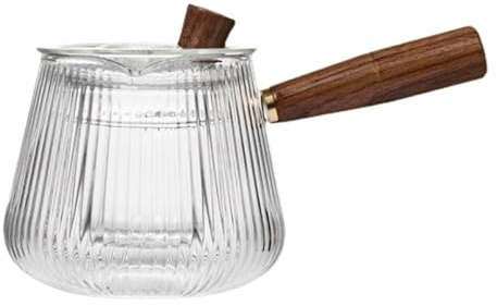 PRETYZOOM Glas Teekanne Mit Sieb Teekanne Für Losen Tee Blütentee Und Teebeutel Transparenter Teebereiter Für Küche Büro Und Entspannte Teepause 17.00 X 9.50 X 8.50 cm