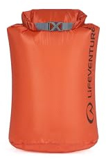 Lifeventure Ultralight Dry Bag, Siliconized Rip-Stop Fabric With Fully Taped Seams Lightweight Waterproof Dry Sack For Kayaking Camping Hiking Traveling Boating Water Sports