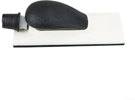 Hand Sanding Block Adjustable Manual Abrasive Tool for Car Paint Polishing Body Filler Putty Primer Dust Rectangular White Black(70 * 198)