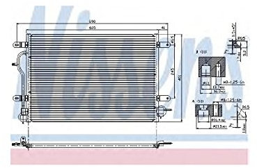 Nissens 94583 Klimakondensator