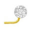 CIRCLE – Piercing Nase Vergoldet 750/00