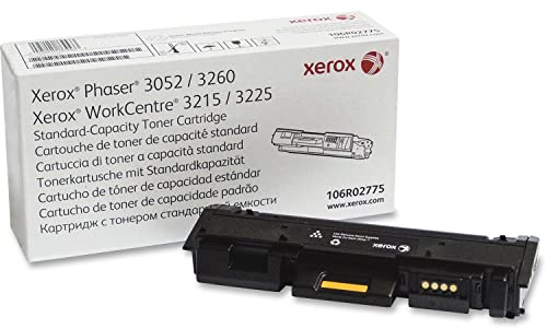 Xerox 106R02775 Toner, Laser, kompatibel mit Drucker Phaser 6020/6022, WorkCentre 6025/6027, Schwarz