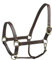 Basic Leder ADJ Stallhalfter W/SNAP