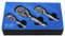 US PRO B4129 Mini Ratchet Spanner Ratchet Short 1/4 3/8 1/2 Stubby 3 Piece Set