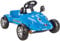 JAMARA 460289 - Tretauto - Antrieb Durch Treten Der Pedale, Außenspiegel und Hupe, blau