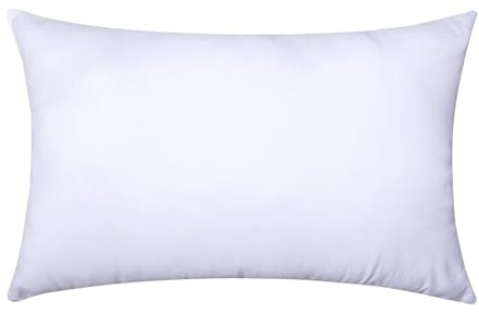 MIULEE Throw Pillow Insert Premium Pillow Stuffer Sham Rectangle for Decorative Cushion Bed Couch Sofa 12x20 Inch