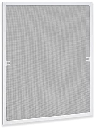 Froadp - Mosquitera para ventana con marco de aluminio, extraíble, colocación sin agujeros para balcón o terraza, Blanco