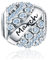 FOREVER QUEEN Damen März Geburtsstein Charm Bead 925 Sterling Silber Geburtstag Charm Anhänger für Armband Geburtstagsgeschenk mit Geschenkbox