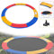Froadp Ø305cm Trampolin Randabdeckung Reißfest Federabdeckung UV-resistent Randschutz Sicherheitsmatte Trampolinzubehör für Fitness Trampoline Bunt