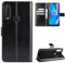 QiongniAN Flip Leather Wallet Case for Alcatel 1S 2020 5028A 5028D 5028Y, Alcatel 1V 2020 5007U, Alcatel 3L 2020 5029D - Black