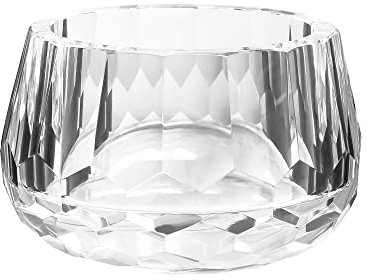 DONOUCLS Crystal Candy Dish Tiny Hand-Cut Small Decorative Bowl W3.5 x H2.4 for Home Decor, Centerpieces