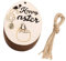 ifundom 20st Ostern Holzfarbe Tags Holz Handwerk Ostern Holzverzierung Ostereier-Chips Ostereier Bemalbar Leere Holzverzierungen Osterparty-Dekoration Hängendes Hohl Anhänger Hölzern