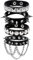 MILAKOO 4 Stücke schwarzes Armband Punk Rock Spike Manschette Lederarmband für Männer Frauen