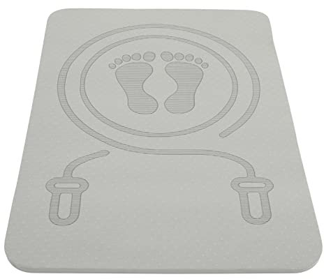 Gatuida Fitboots Jump Nicht- - Jump- Seilmatte Absorptionsseil überspringen Matte für Erwachsene Kinder Home Indoor Training Training Matte Lauren Jumps X Ropes PVC