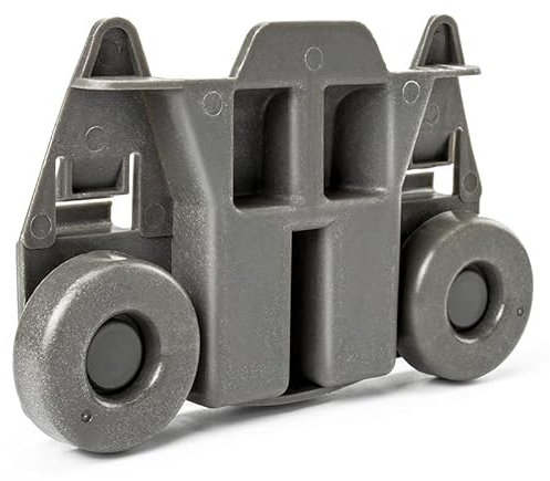 GYOUZA 4PCS Dishwasher Lower Dishrack Wheel Rack Rollers W10195417 W10195417V for Whirlpool for Kenmore Jenn-Air Repair Kit