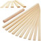 FairySandy 11 Pcs Pottery Teaching Rolling Mud Stick Guide and Wood Rolling Pin Set Include 10 Pcs 15.8 x 0.8 Inches Mudboard Guide and Clay Roller Clay Tools for Manual Self Made Clay Gift Decoration