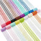 BENECREAT 17 Stück Polyester-Spitzenborte Mit Blumenmuster, 17 Farben 42mm Breites Gewelltes Spitzenband Für Näh- Und Kunsthandwerksprojekte, 34 Yard/31 m