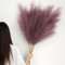 YiYa Pampasgras Kunstblumen Deko 6 Stück 113CM Künstliches Pampasgras Pampasgras Groß Trockenblumen Strauß für Büro Dekor Wohnzimmer Hochzeit Schlafzimmer (lila)