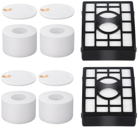 Foam and Hepa Filter for shark NZ801UK(T) filters, NV801ukt NV680 NV681 NV682 NV801 N803 UV810 AZ910 forShark-Vacuum-Hoover-Lift Away Filters, Compare Part XFF680 XHF680