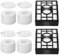 Foam and Hepa Filter for shark NZ801UK(T) filters, NV801ukt NV680 NV681 NV682 NV801 N803 UV810 AZ910 forShark-Vacuum-Hoover-Lift Away Filters, Compare Part XFF680 XHF680