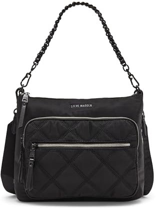 Steve Madden Damen Bforrest Nylon Crossbody, Schwarz