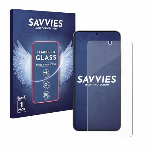 Savvies Schutzglas für Samsung Galaxy S24 Plus | Transparenter Displayschutz Made in Germany 9H Hartglas Klares Echtglas Panzer Schutz Glas Einfache Montage