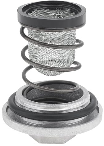 Acunny Motorroller Ölablassfilter, Ablassschraube für Roller - Ablassschraube mit Federfilter, Roller Zubehör, Ersatzteile kompatibel für 50cc Roller