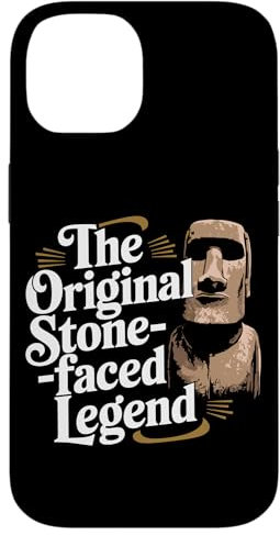 iPhone 14 Moai Statues Rapa Nui Stone Heads Historical Monuments Case