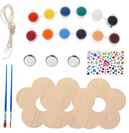 BESTonZON 3pcs Graffiti Feeder Graffiti Toy Bee Toy DIY Coloring Toy Arts and Crafts for Painting Bird Feeder Craft for Hanging Bird Feeder Crafts Kit Puzzle Toy Stainless Steel