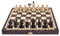 Abio Schachspiel KÖNIG MEDIUM 36x36cm Holz Schachbrett Hochwertig Klappbare Brettspiele Schach Spiel Reisespiele Set Spiele für Erwachsene Chess Board KÖNIG MEDIUM 112