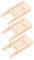 KICHOUSE Weihnachtsdesktop Ornament Schlittenverzierung Schlitten zu Unfertiger Holzschlitten Weihnachtswand Rustikales Schlittendekorationen Holzschlittenhandwerk Holzschlittenhandwerk
