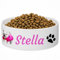 Gamelle personnalisée pour chien - Gamelle en céramique personnalisée avec nom et photo - Gamelle pour nourriture et eau pour chat et chien, tailles moyennes et grandes, bol antidérapant élégant pour