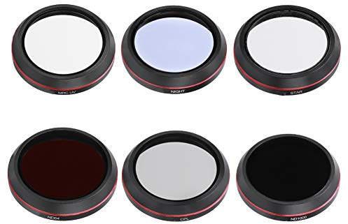 Qukaim Junestar MRC UV CPL Star ND64 ND1000 Nachtfilter-Kit für Fuji X100V X100F X100T X100S X100, Objektivfilter Set, Multifunktionsfilter für Fotografie
