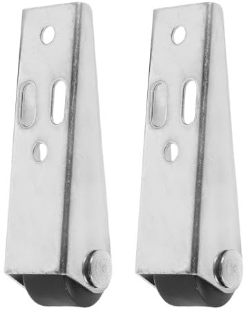 BAZEITFLOW 2Sets Directional Gate Support Wheels of Wooden Door Bottom Casters for Fences Easy Installation Antidroop Design Prevents Sagging Reliable Performance for Smooth