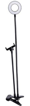 Fülllichthalterung Ringlicht Für Telefon Live Fülllicht LED Blitzlampe Beauty Fülllicht Beauty LED Licht Selfie Lampe Telefon Schwarz