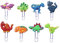 8 Stück Niedliche Dinosaurier Büroklammern aus Farbenfrohe Papierclips für Dokumente Lesezeichen und Notizen Kreative Tier Designs für Schule und Büro Zufällige